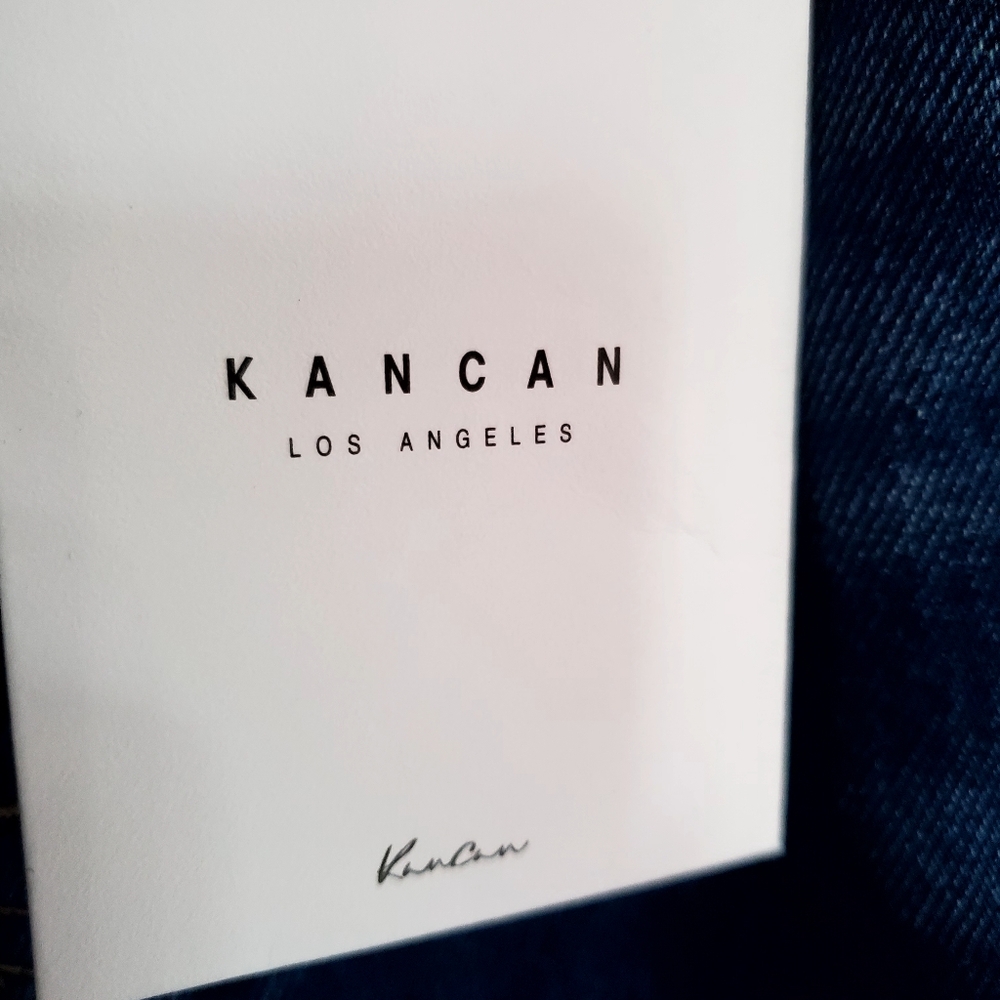 Kancan NWT Ultra High Rise 90s Wide Leg Flare Jeans Size 24 - Picture 2 of 14